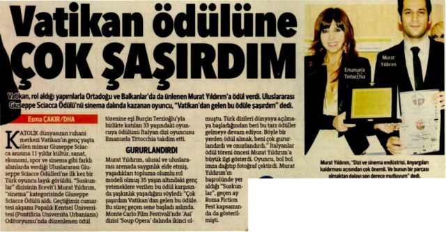Murat Yildirim spopola sui giornali esteri